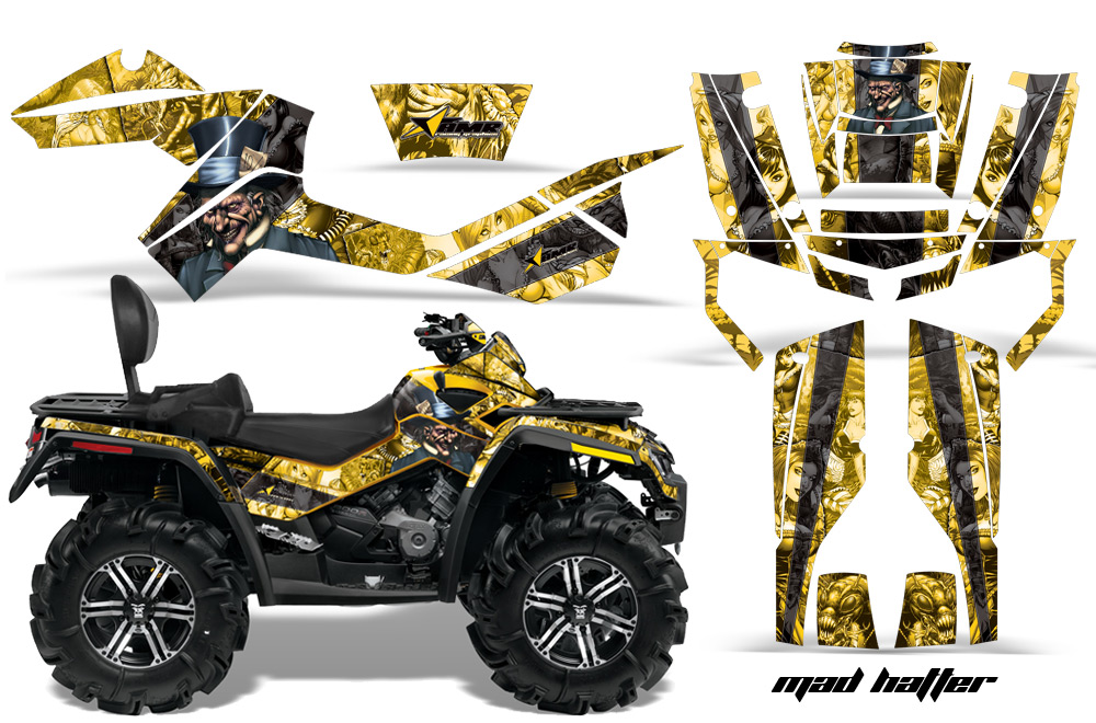 Can-Am Outlander MAX Graphics Kit-WEB MH YB